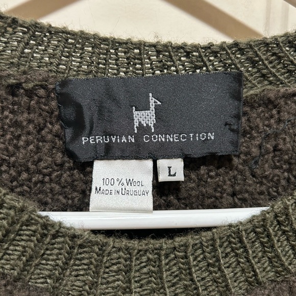 Peruvian Connection 100% Wool Sweater - L - Picture 2 of 4